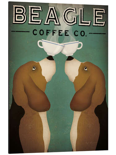 Aluminium print Beagle Coffee Co.