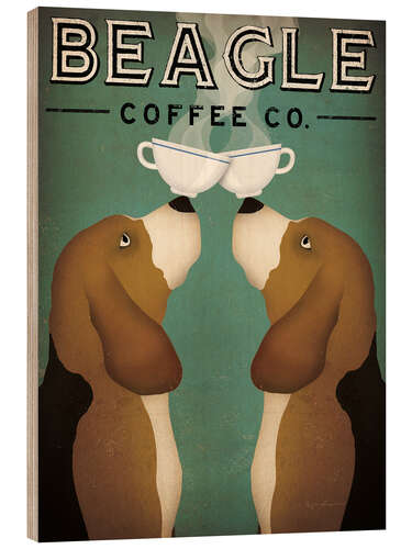Tableau en bois Beagle Coffee Co.