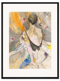 Gerahmter Kunstdruck Ballerina