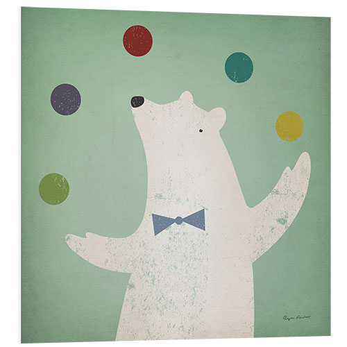 Cuadro de PVC Circus Polar Bear