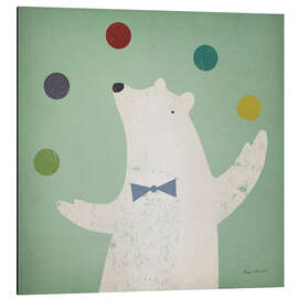 Magnettafel Zirkus Eisbär