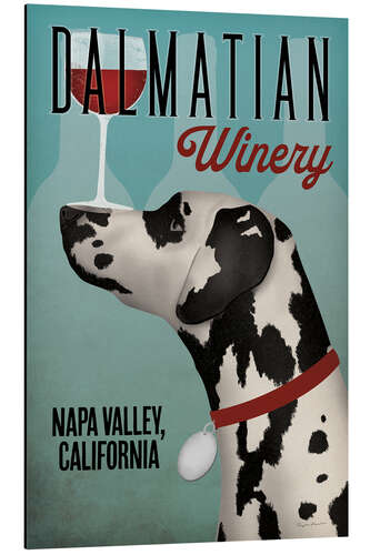 Aluminium print Dalmation Winery