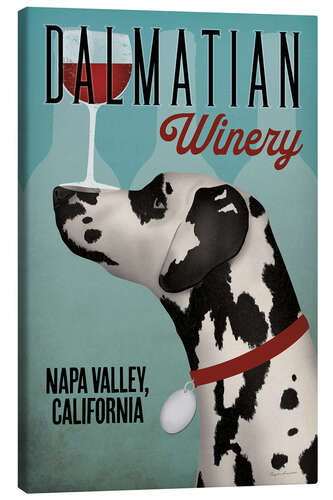 Canvas print Dalmation Winery