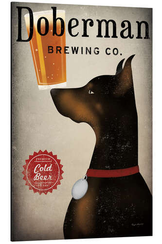 Aluminium print Doberman Brewing Company