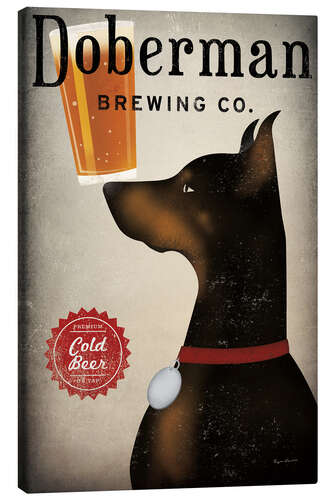 Canvas print Doberman Brewing Company