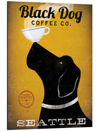 Aluminium print Black Dog Coffee Co. Seattle