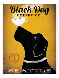 Poster Black Dog Coffee Co. Seattle