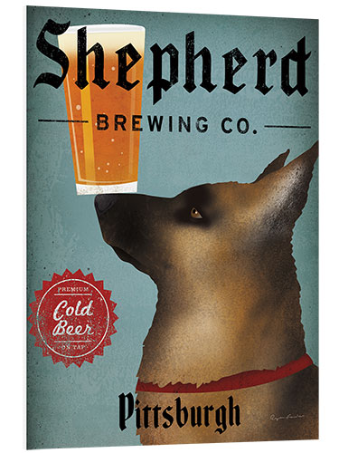 Foam board print German Shepherd Brewing