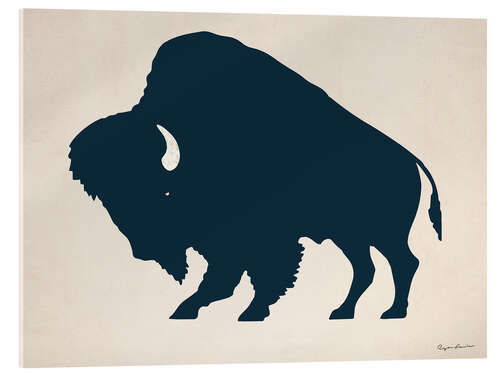Quadro em acrílico Buffalo Bison