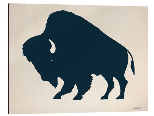 Tableau en plexi-alu Buffalo Bison