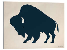 Quadro em plexi-alumínio Buffalo Bison