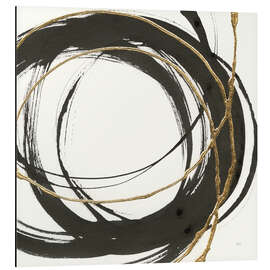 Aluminium print Gilded Enso II