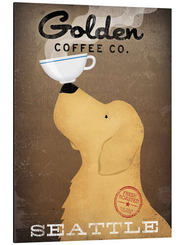 Stampa su alluminio Golden Coffee Co. Seattle