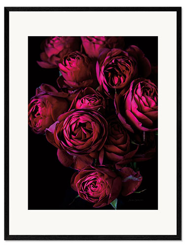 Impressão artística com moldura Magical Roses