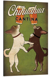 Magnettafel Chihuahua Kantine