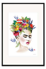 Gerahmter Kunstdruck Frida Love Club