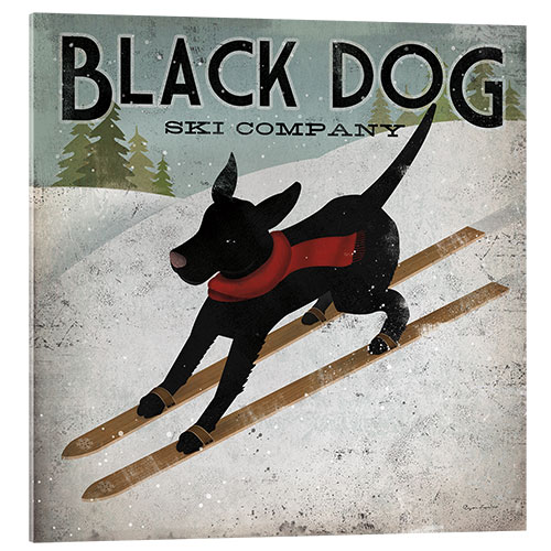 Acrylic print Black Dog Ski Company