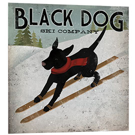 Hartschaumbild Black Dog Ski Company