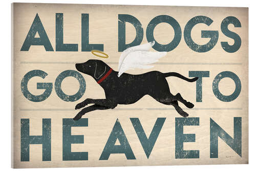Obraz na szkle akrylowym All Dogs Go to Heaven