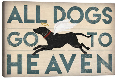 Canvas-taulu All Dogs Go to Heaven