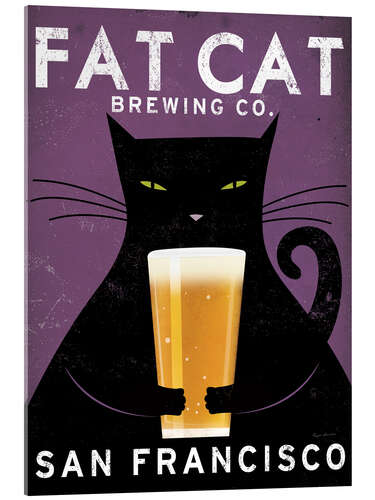 Acrylglasbild Fat Cat Brewing Co.