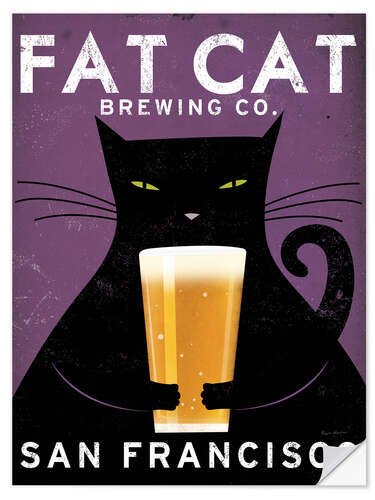 Wall sticker Fat Cat Brewing Co.