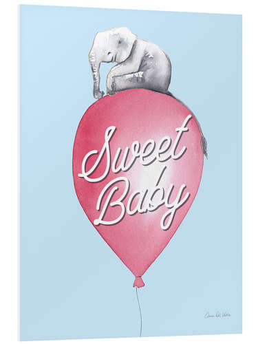 PVC print Elephant on Balloon "Sweet Love"