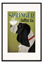 Gerahmter Kunstdruck Springer Coffee Co.