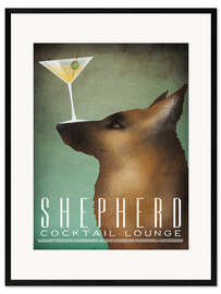 Ingelijste kunstdruk Shepherd Martini