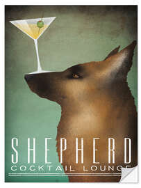 Wandsticker Shepherd Martini