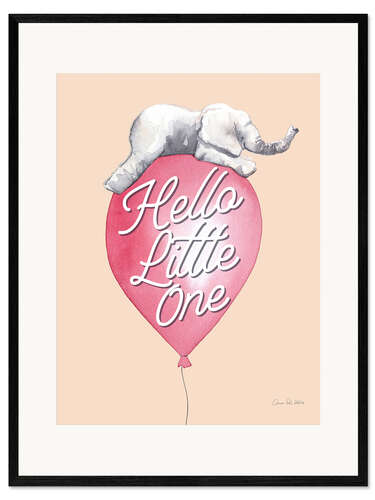Impresión de arte enmarcada Hello Little One