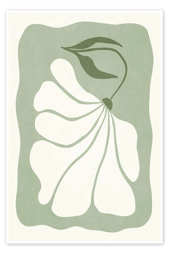 Plakat Organic Green Florals I