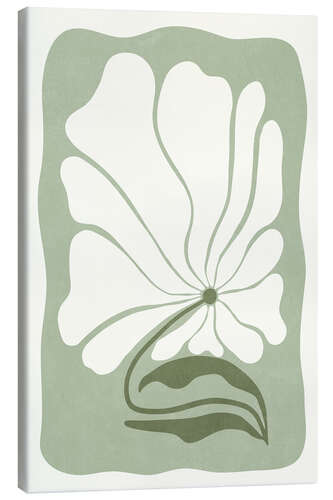 Canvas print Organic Green Florals II