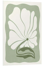 Foam board print Organic Green Florals II