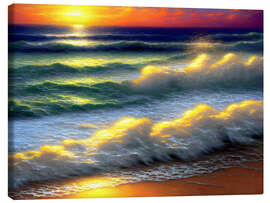 Canvas print Fantasy Sea Beach I