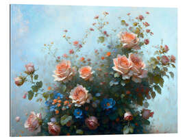 Tableau en plexi-alu Roses III