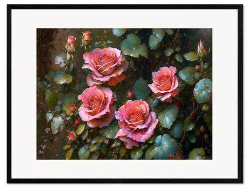 Framed art print Roses II