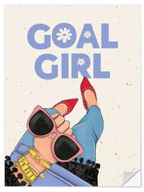 Wall sticker Goal Girl