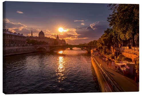 Canvas print An Evening in Paris