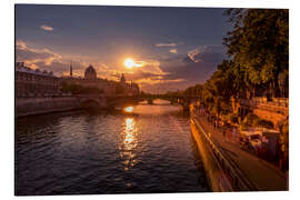Magnettafel Ein Abend in Paris