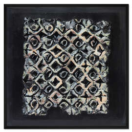 Gerahmter Kunstdruck Relieffragment