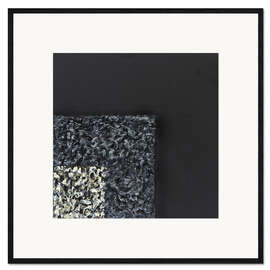 Gerahmter Kunstdruck Quadrat auf Quadrat