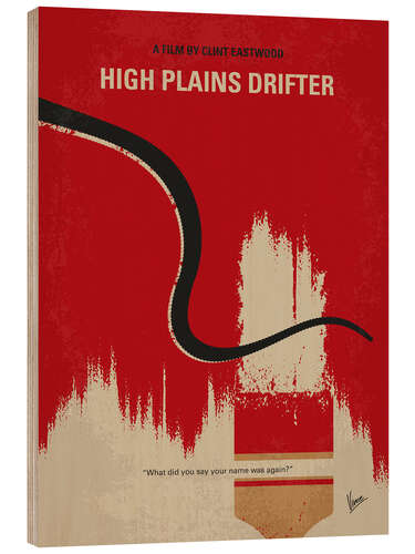 Cuadro de madera High Plains Drifter