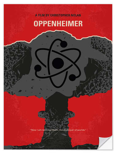 Selvklebende plakat Oppenheimer