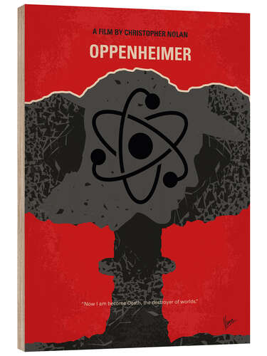 Stampa su legno Oppenheimer