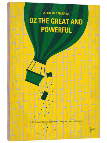 Quadro de madeira Oz the Great and Powerful