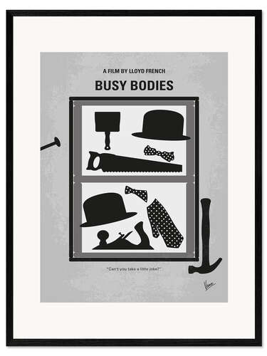 Impresión de arte enmarcada Busy Bodies