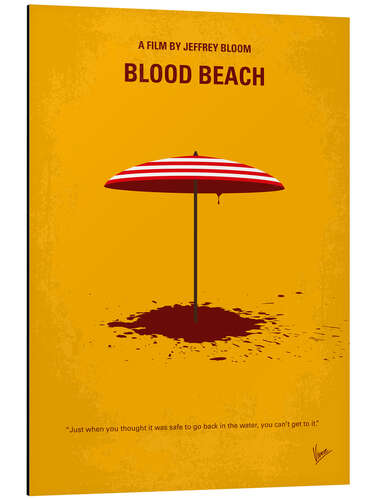 Stampa su alluminio Blood Beach