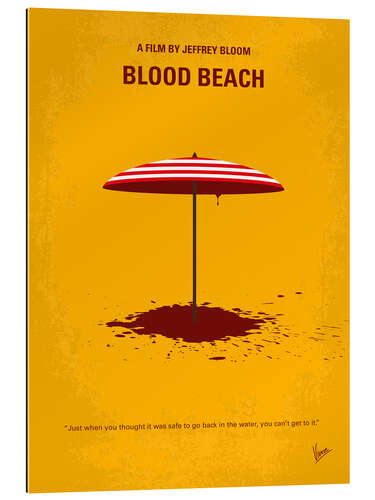 Stampa su plexi-alluminio Blood Beach