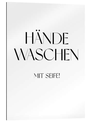 Gallery print Hände Waschen mit Seife!